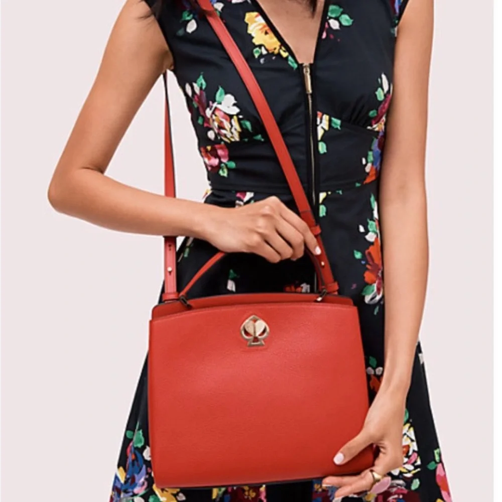 NWOT Kate Spade Romy Medium Leather Satchel Bag
